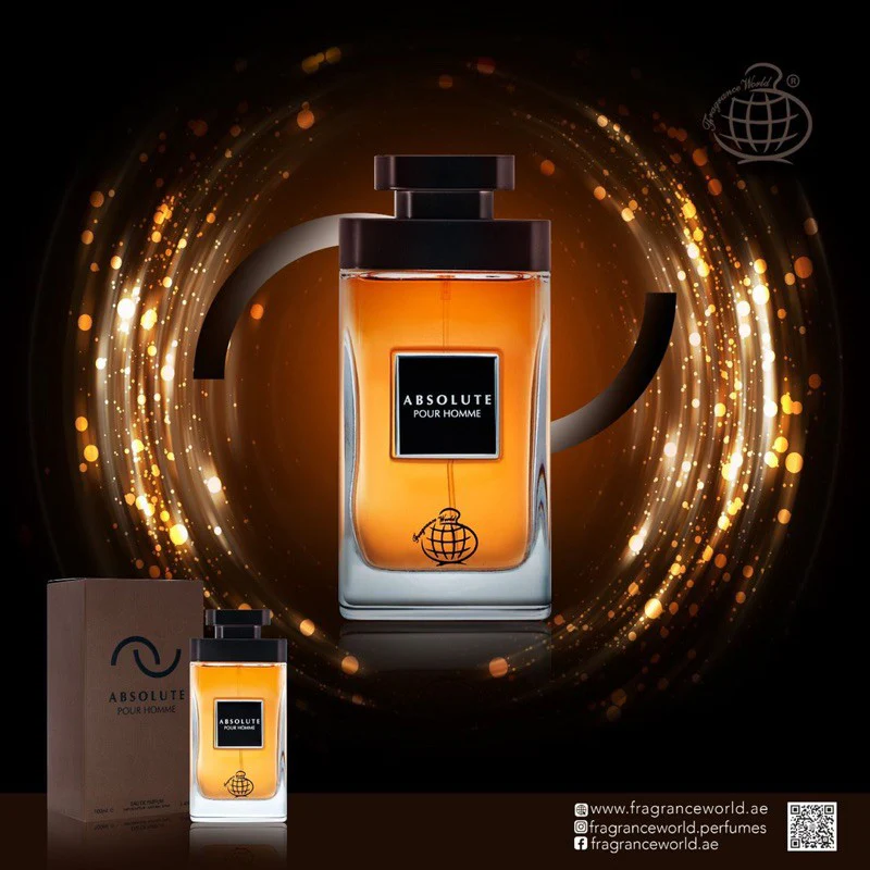 Absolute Pour Homme Fragrance World 100ml - Muestra 3 ml