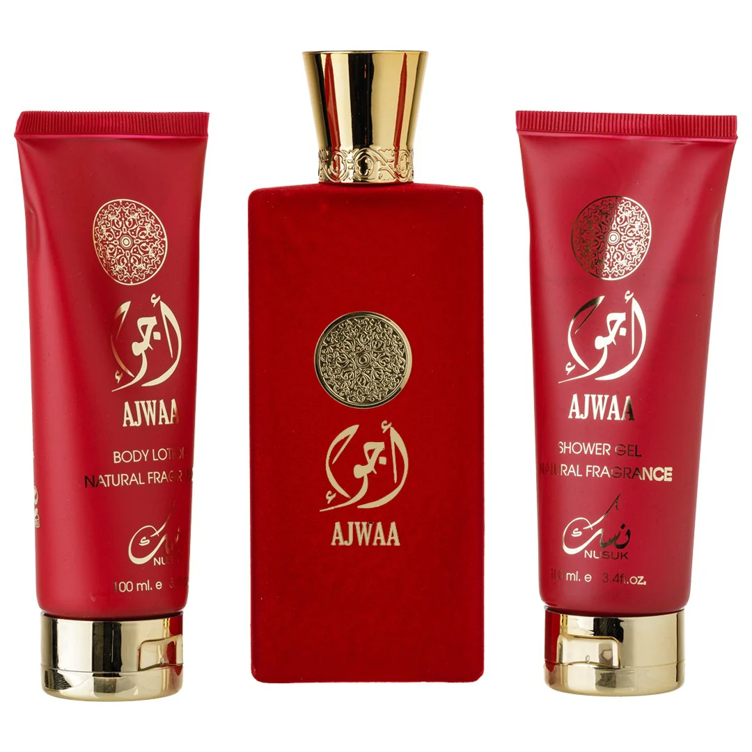 Set Regalo Ajwaa + Gel Ducha + Locion Corporal NUSUK