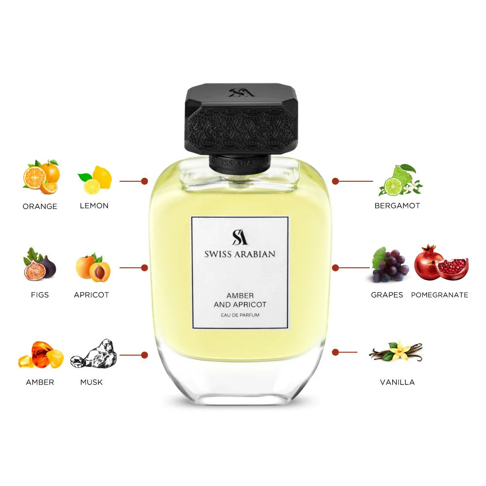 Amber and Apricot SWISS ARABIAN 100ml - Muestra 5 ml - Image 2
