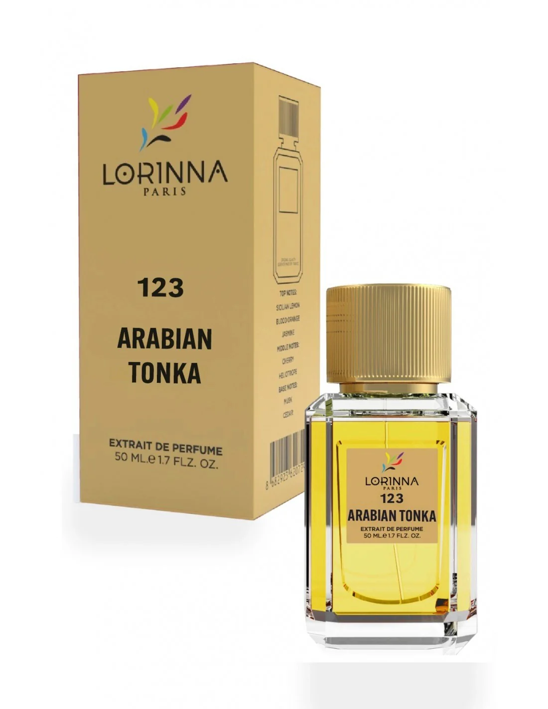 Arabian Tonka 123 Extracto de Perfume LORINNA - Muestra 3 ml