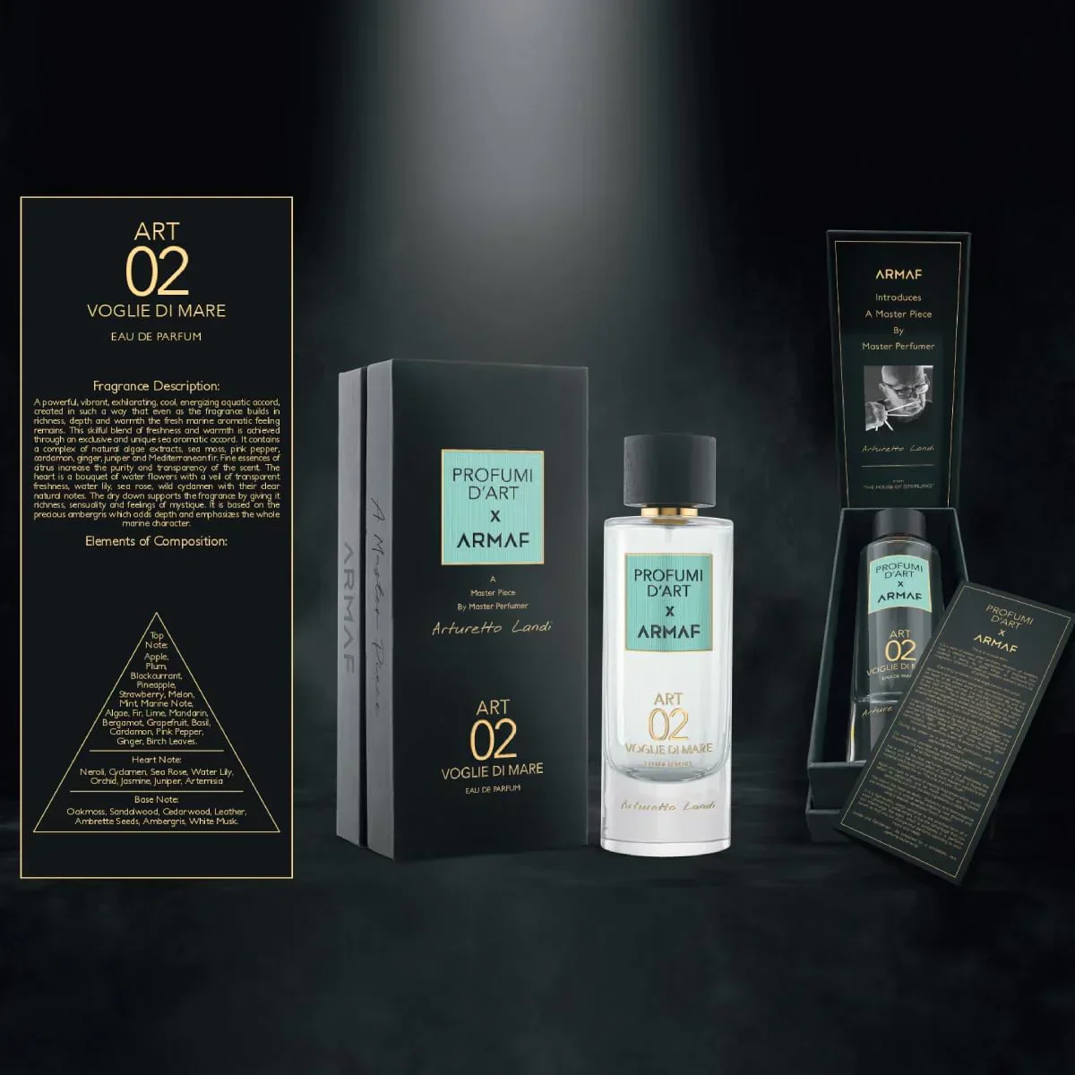 Art 02 - Voglie Di Mare Profumi D'art X Armaf 105ml - Muestra 3ml - Image 2