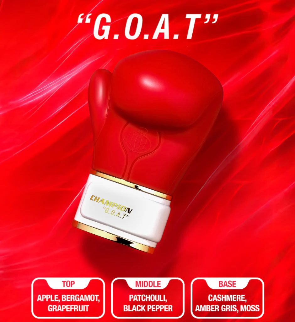 Champion G.O.A.T. FRAGRANCE WORLD 80ml - Muestra 5 ml