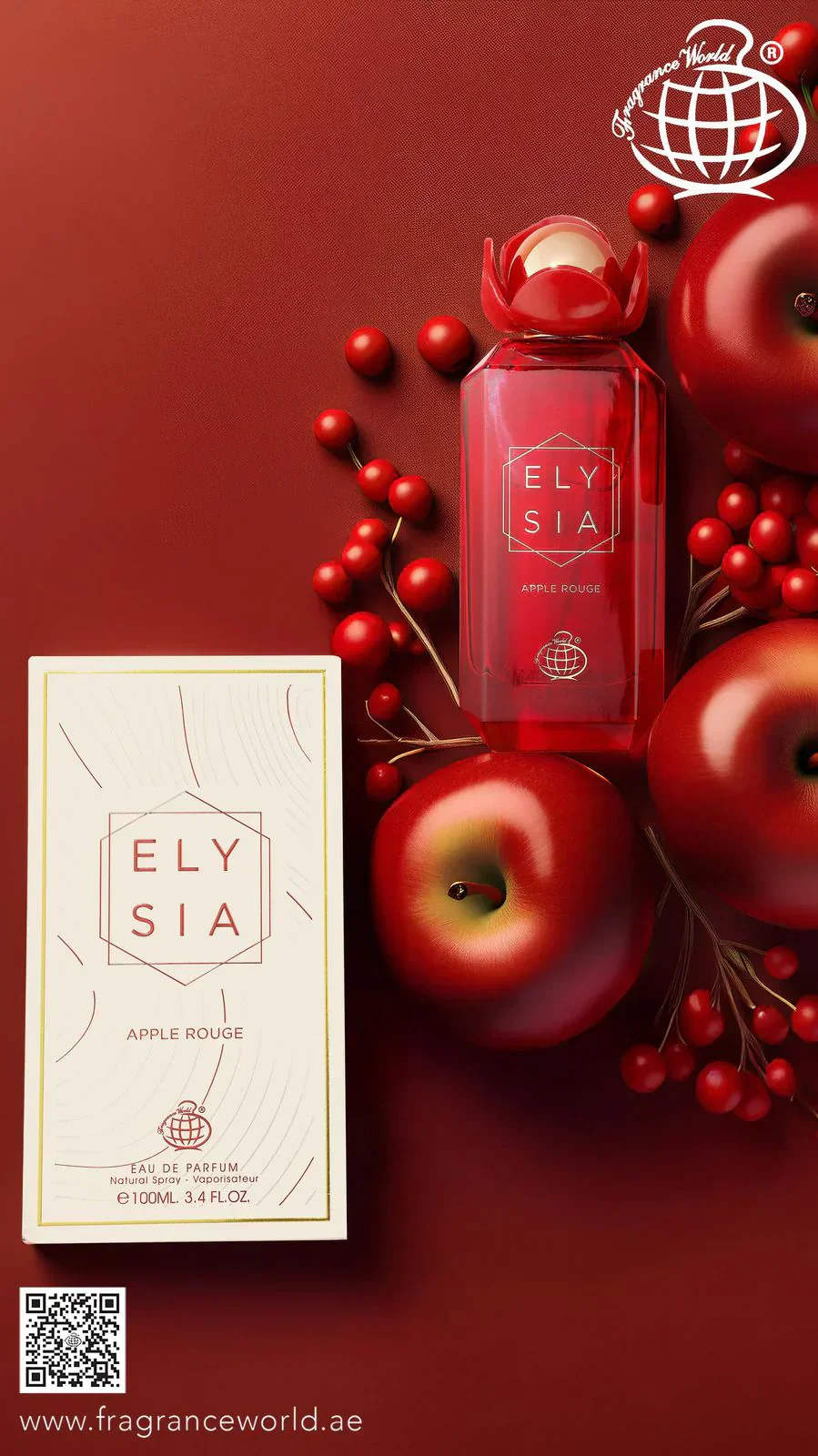 Elysia Apple Rouge FRAGRANCE WORLD - Muestra 3 ml - Image 2