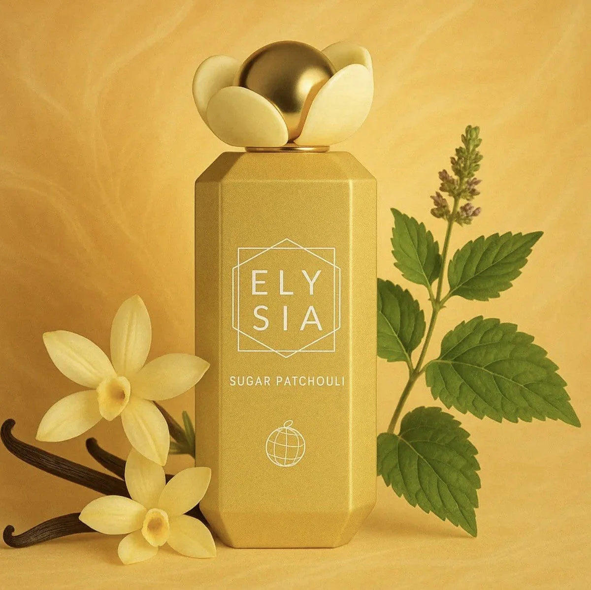 Elysia Sugar Patchouli FRAGRANCE WORLD 100ml - Muestra 3 ml - Image 3