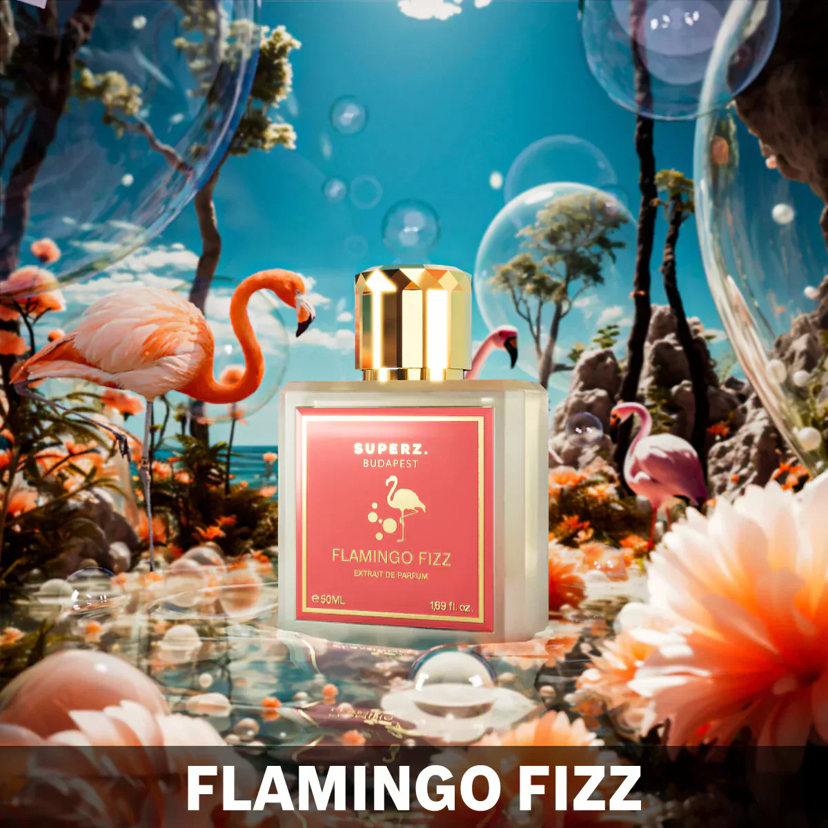 Flamingo Fizz Extrait de Parfum SUPERZ. BUDAPEST - Muestra 5 ml