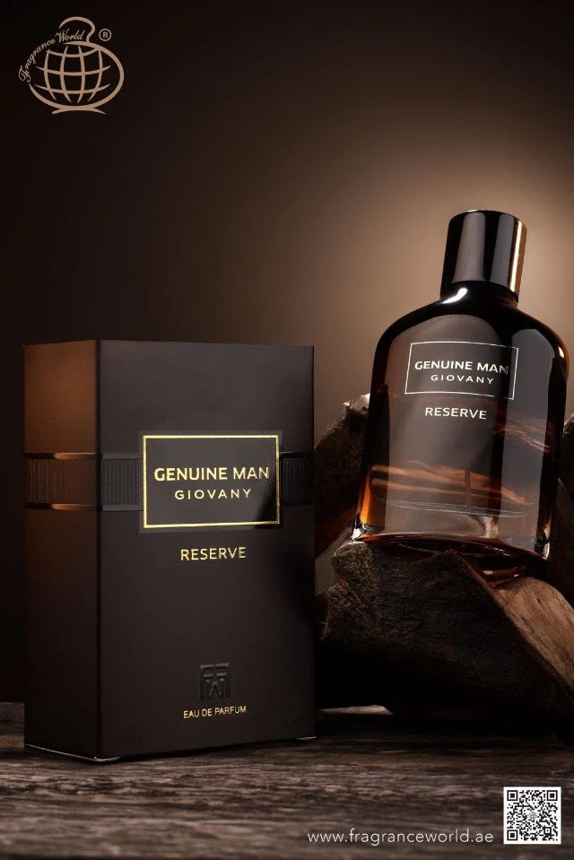 Genuine Man Giovany Reserve FRAGRANCE WORLD - Muestra 3 ml