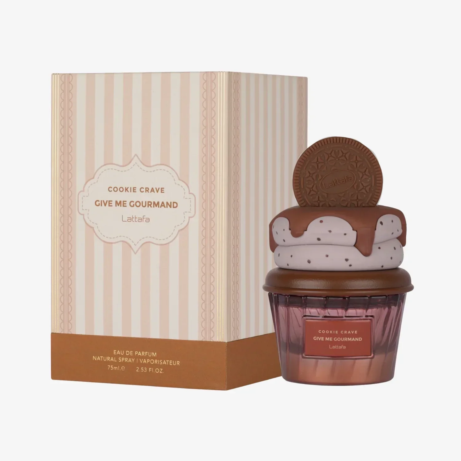 GIVE ME GOURMAND Cookie Crave LATTAFA - Muestra 3 ml - Image 2