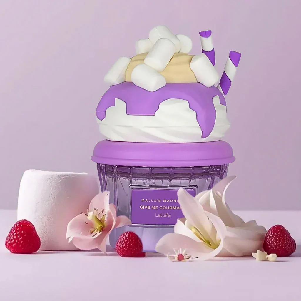 GIVE ME GOURMAND Mallow Madness LATTAFA - Muestra 10 ml