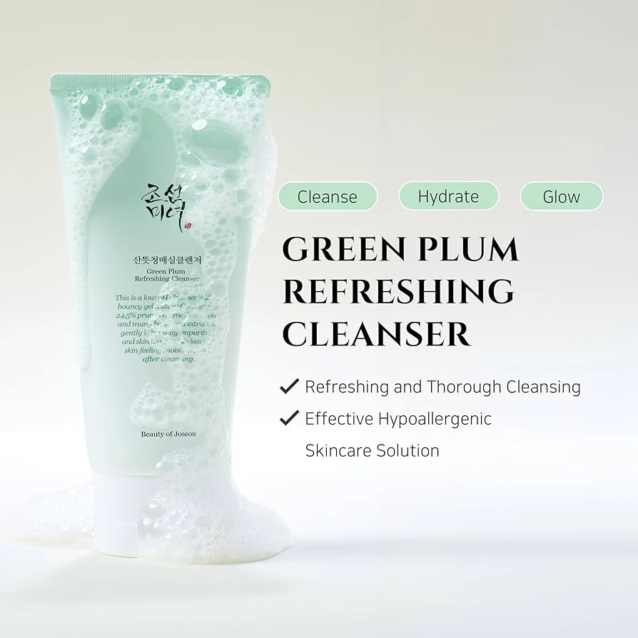 Green Plum Refreshing Cleanser 100ml BEAUTY OF JOSEON - Image 4