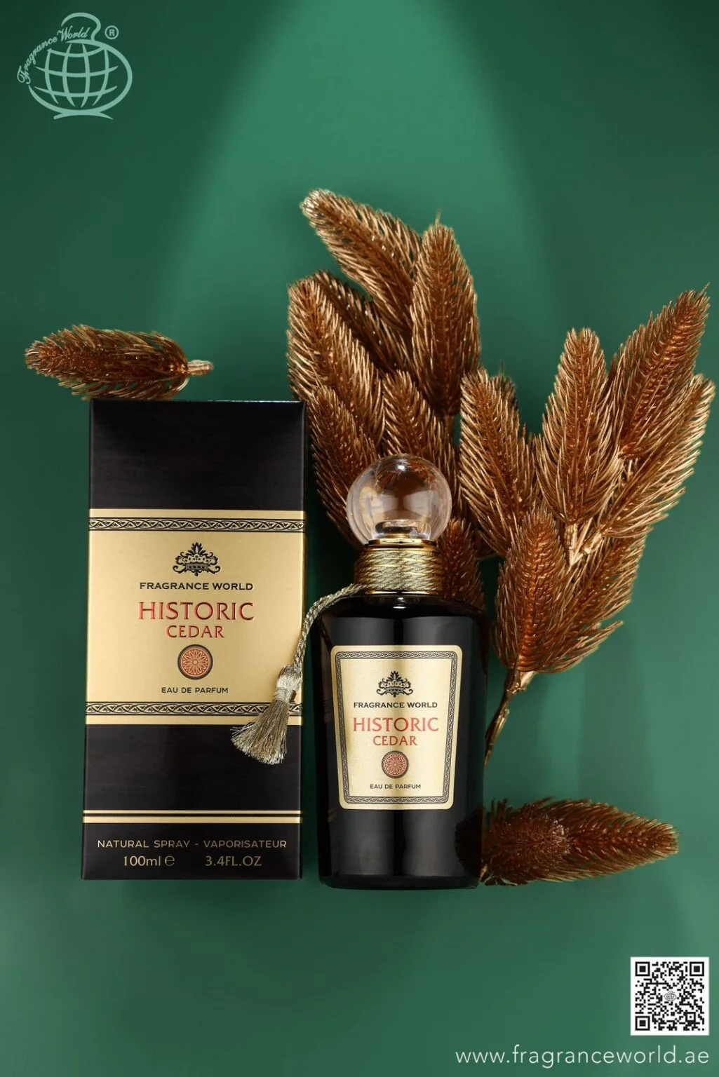 Historic Cedar Fragrance World 100ml - Muestra 3 ml