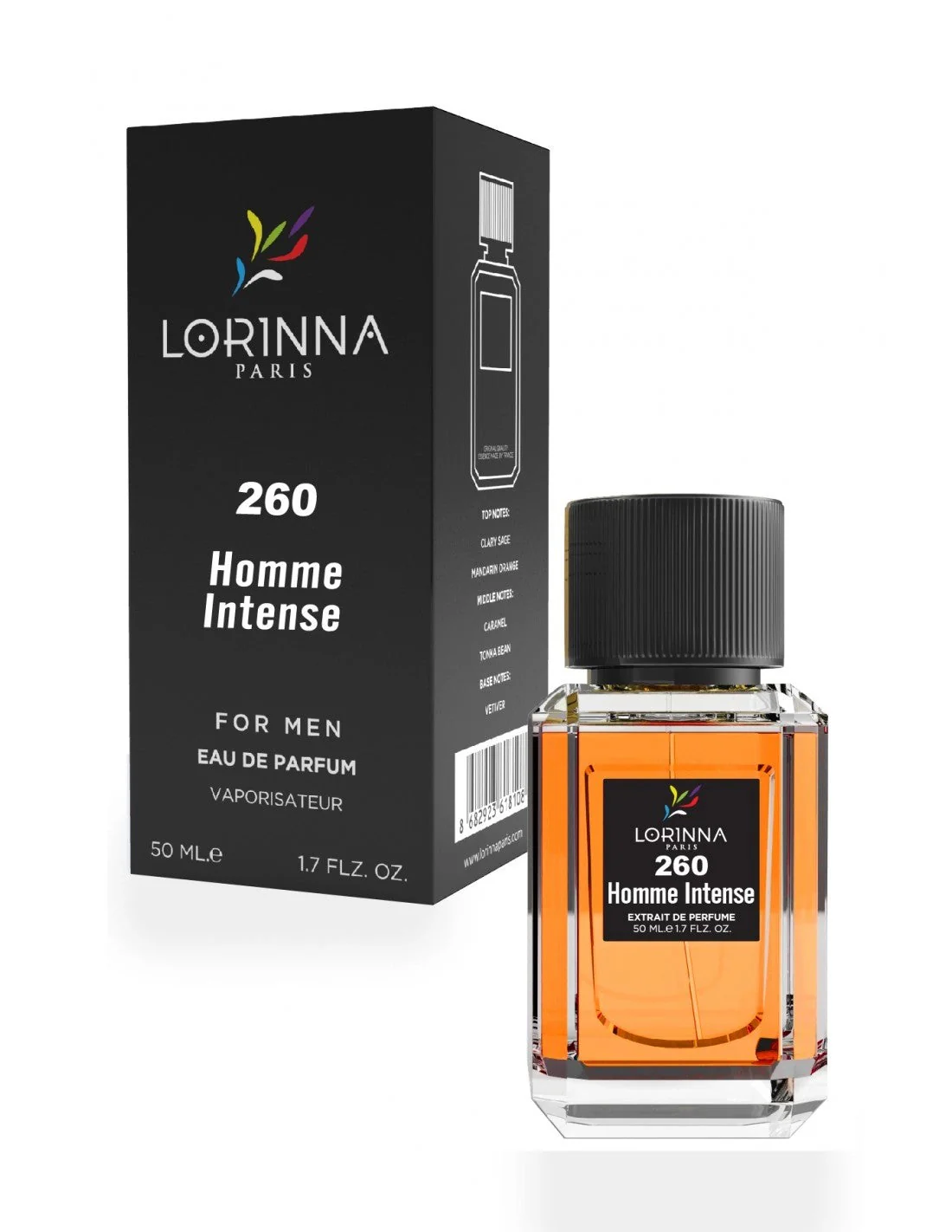 Homme Intense 260 Lorinna 50ml - Muestra 3 ml