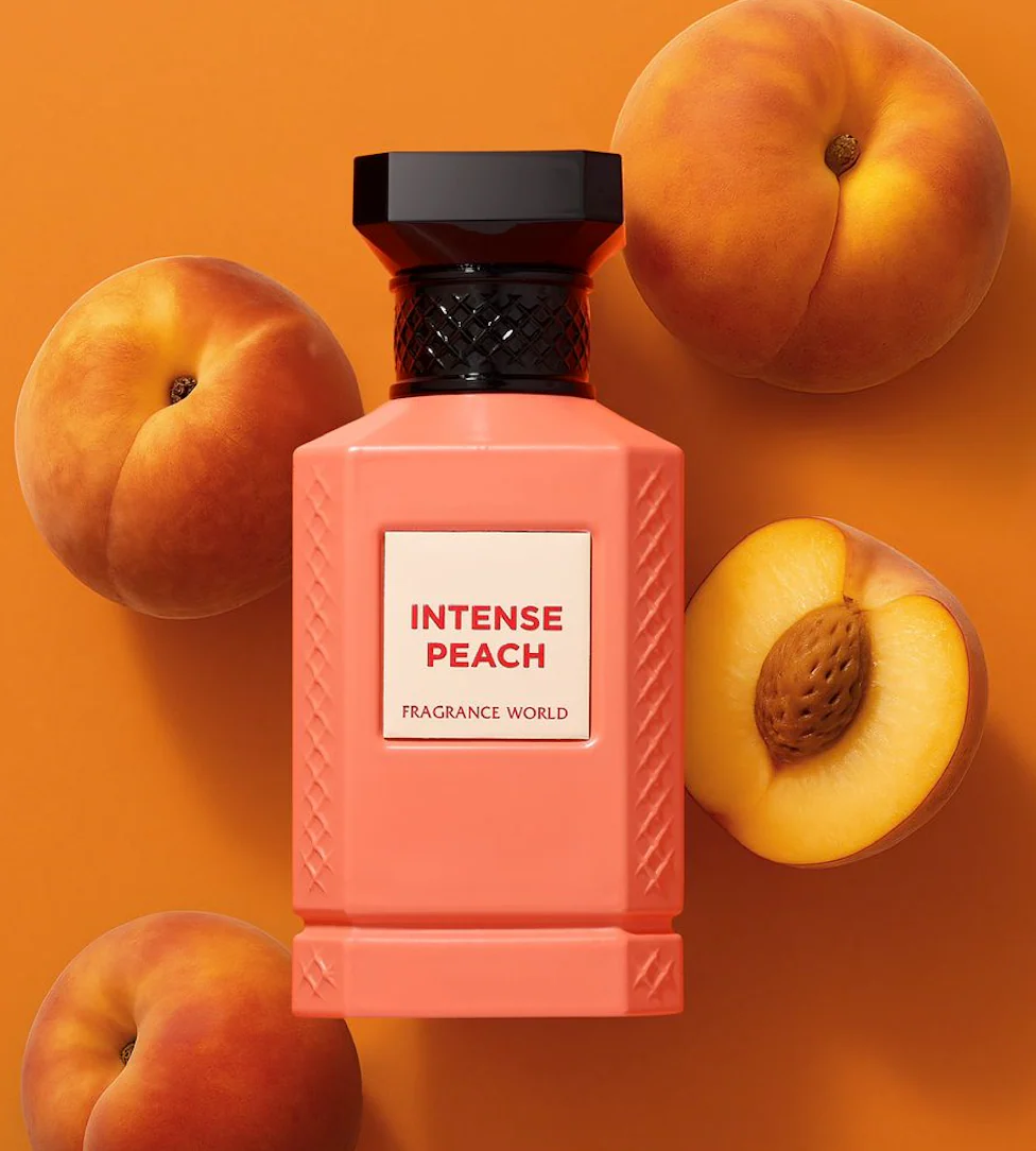 Intense Peach FRAGRANCE WORLD - Muestra 5 ml