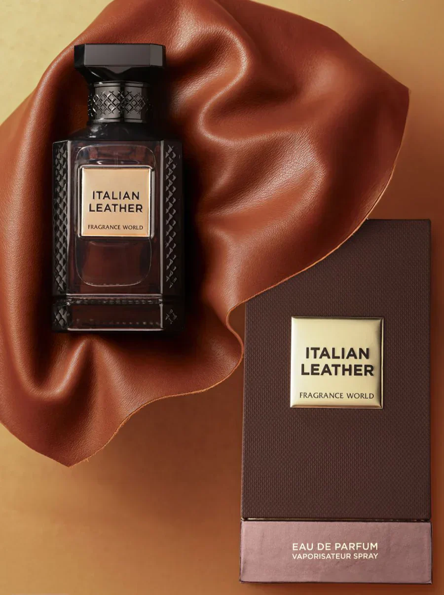 Italian Leather FRAGRANCE WORLD - Muestra 5 ml