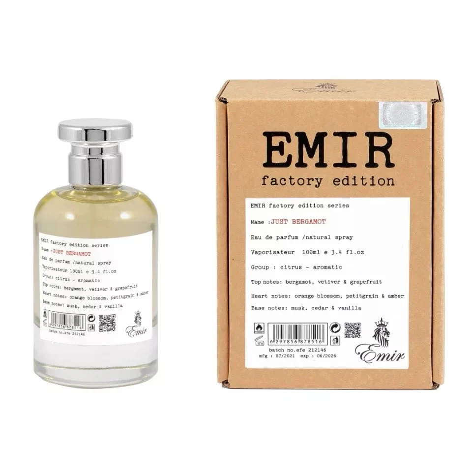 Just Bergamot Factory Edition EMIR 100ml - Muestra 5 ml