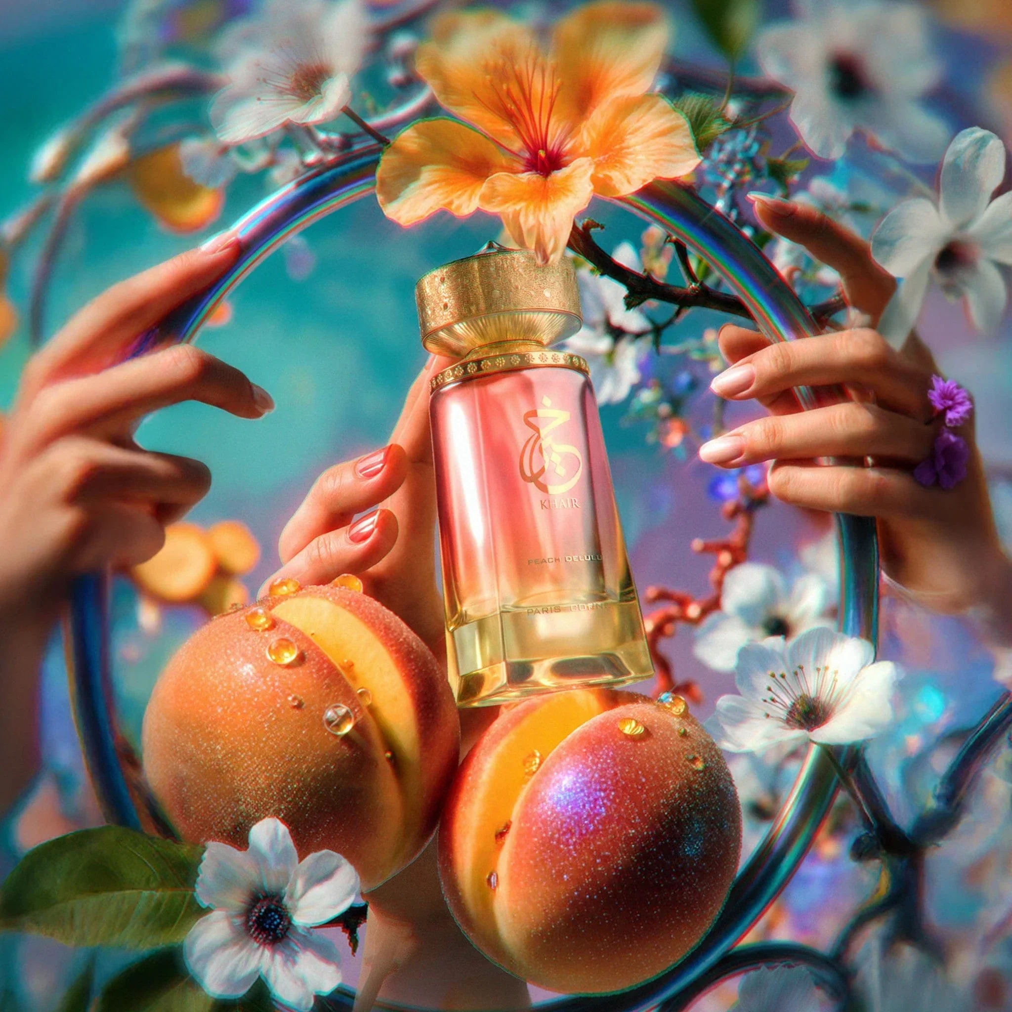 Khair Peach Delulu PARIS CORNER - Muestra 3 ml