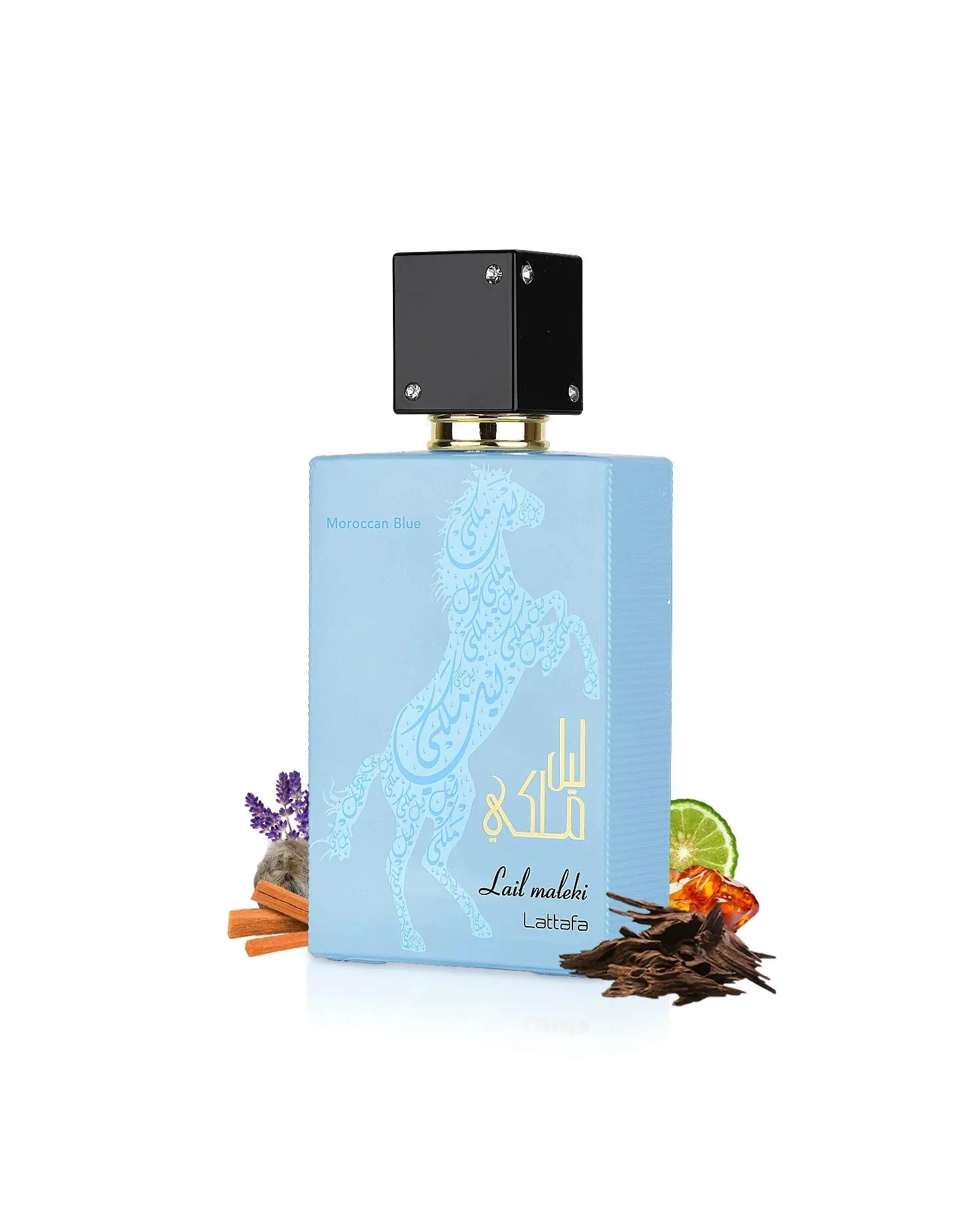 Lail Maleki Moroccan Blue Lattafa 100ml - Muestra 3 ml - Image 2