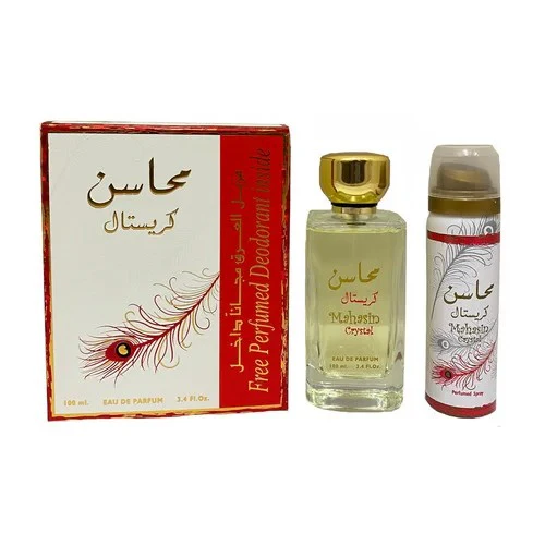 Mahasin Lattafa 100ml + Deo 50ml - Muestra 3 ml