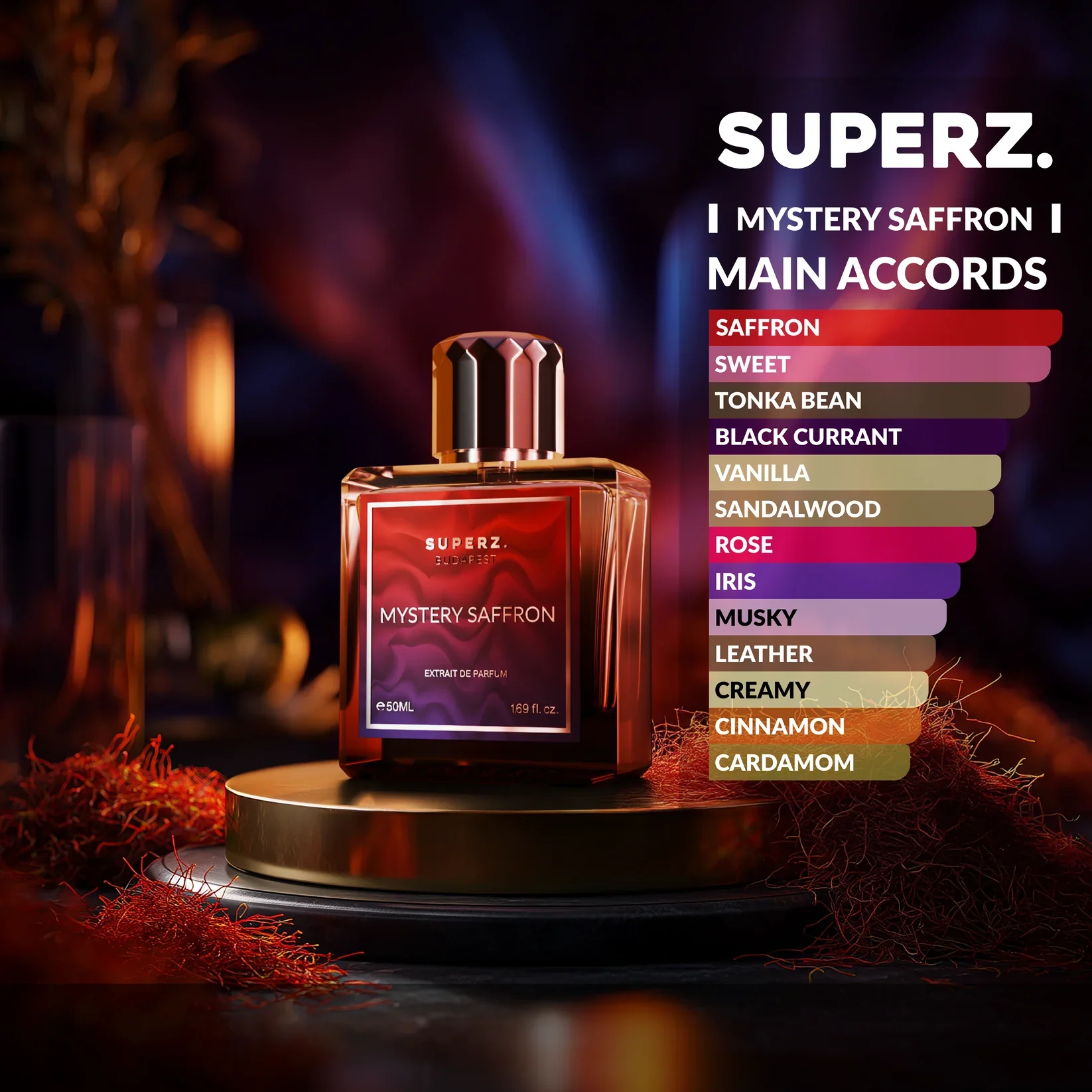 Mystery Saffron SUPERZ. BUDAPEST - Muestra 3 ml - Image 2