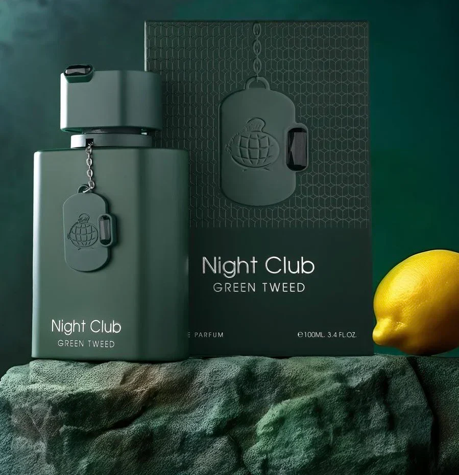 Night Club Green Tweed FRAGRANCE WORLD 100ml - Muestra 5 ml