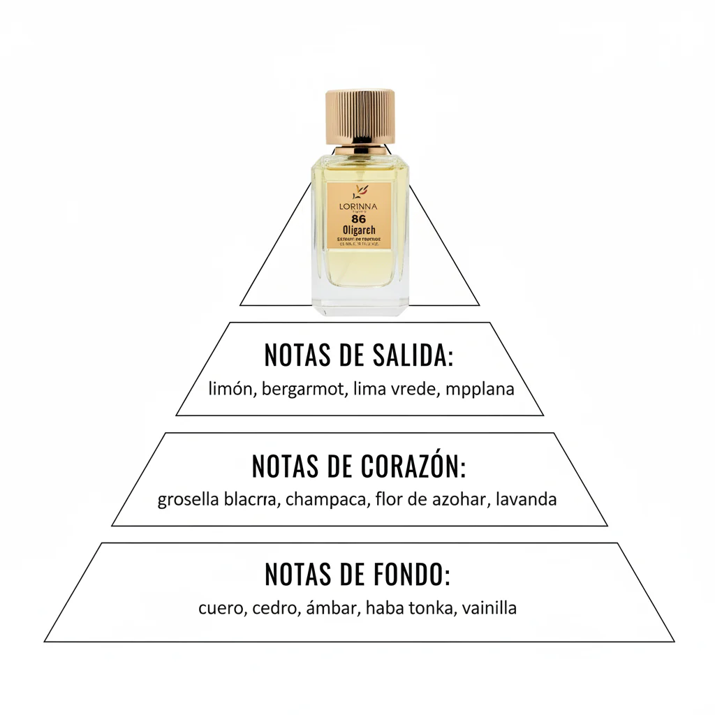 Oligarch 86 Extrait de Perfume LORINNA - Muestra 3 ml - Image 2