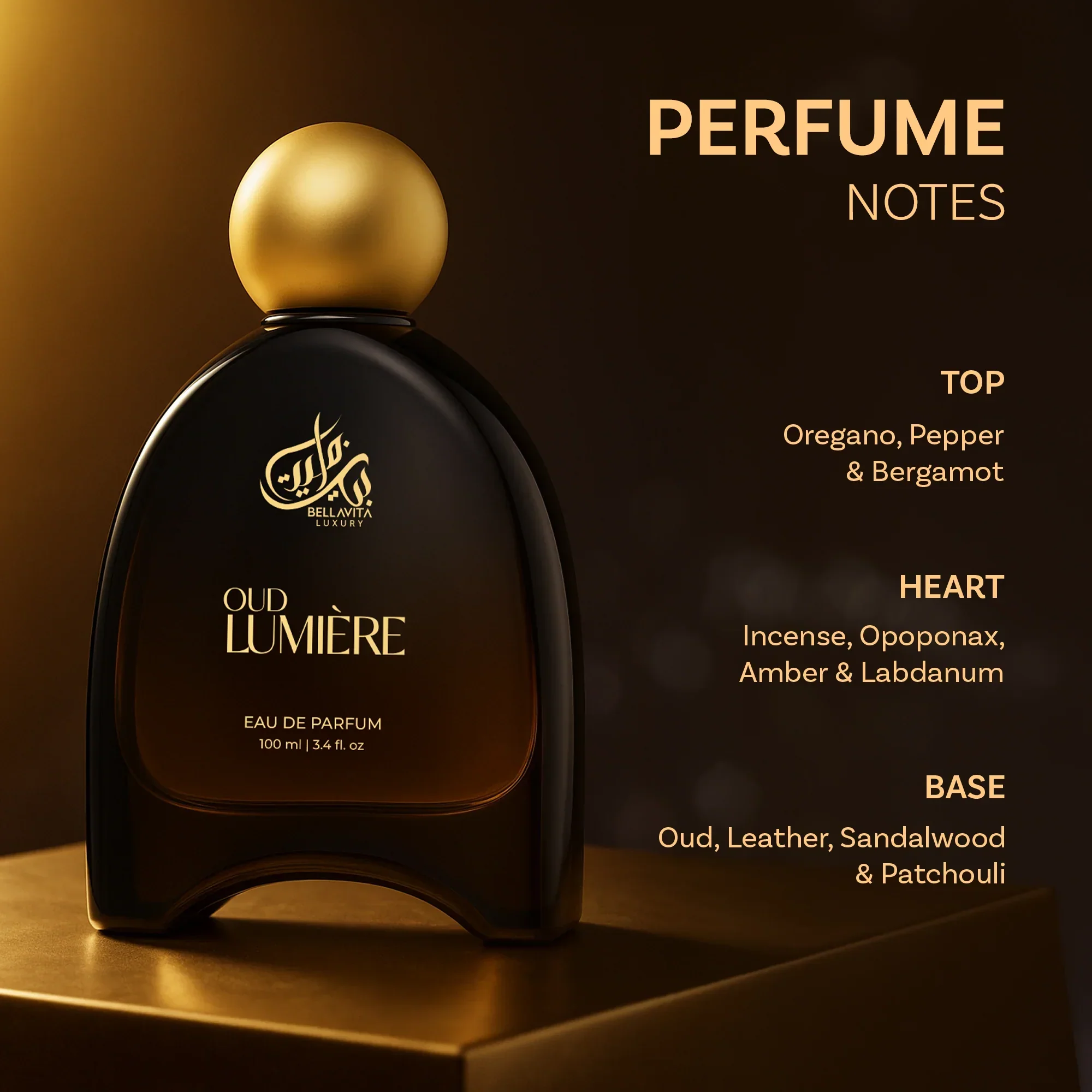 Oud Lumière BELLAVITA - Muestra 5 ml - Image 6