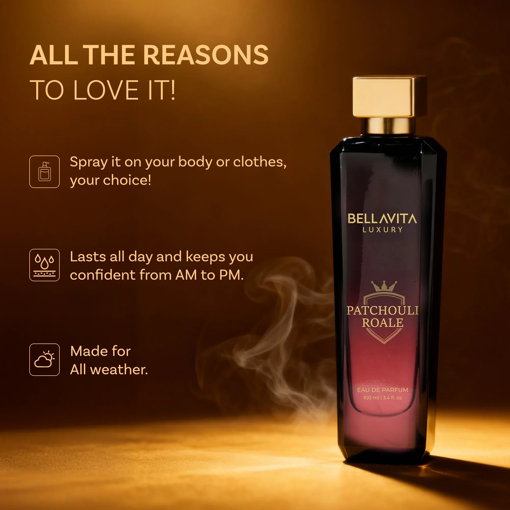 Patchouli Royale BELLAVITA - Muestra 10 ml - Image 4