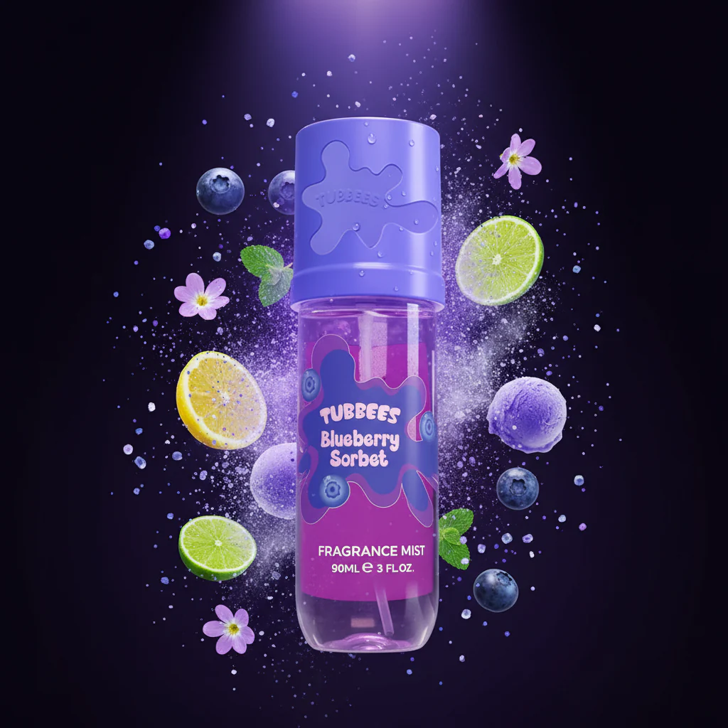 Perfume Mist Tubbees Blueberry Sorbet GRANDEUR 90ml - Image 2
