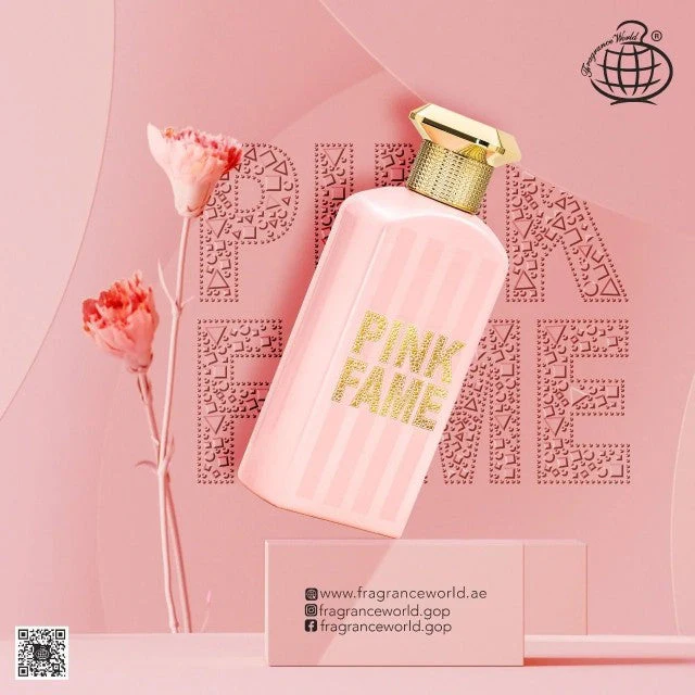 Pink Fame Fragrance World 100ml - Muestra 3 ml - Image 2