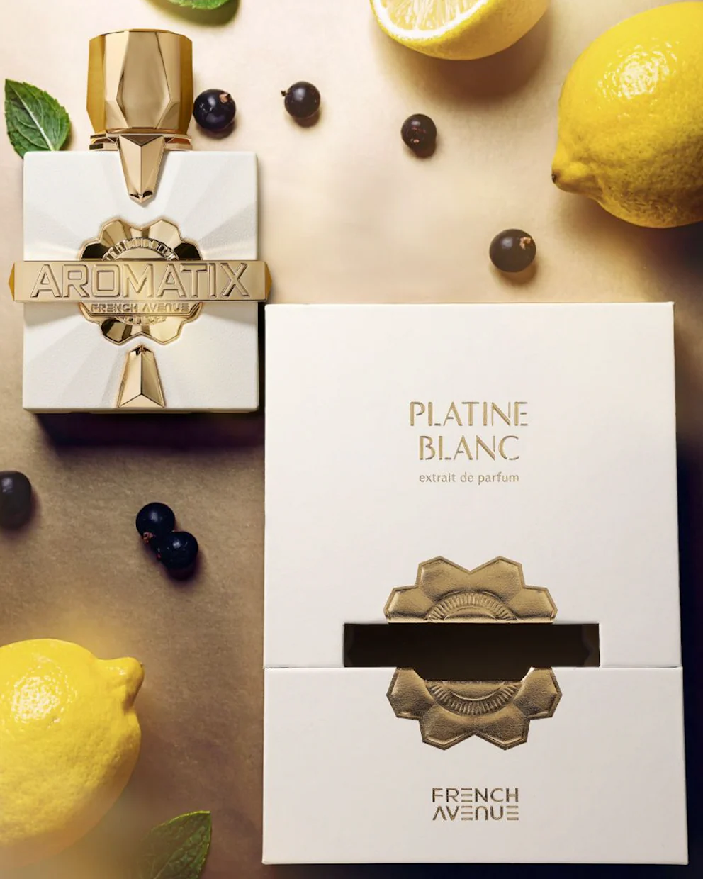 Platine Blanc FRENCH AVENUE x AROMATIX - Muestra 3 ml - Image 2