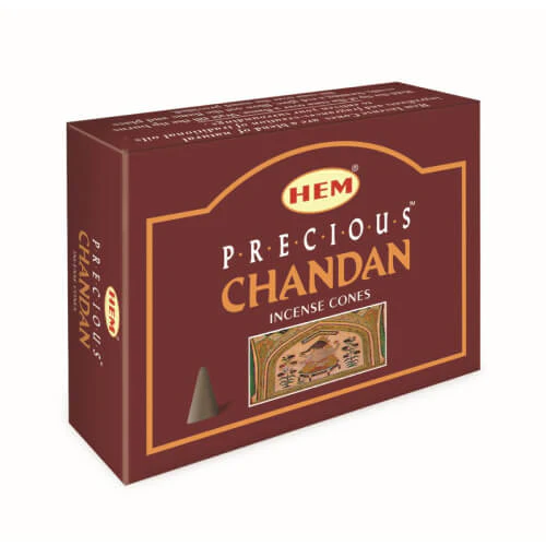 Precious Chandan Conos de Incienso HEM 25gr (10 conos) - Image 2