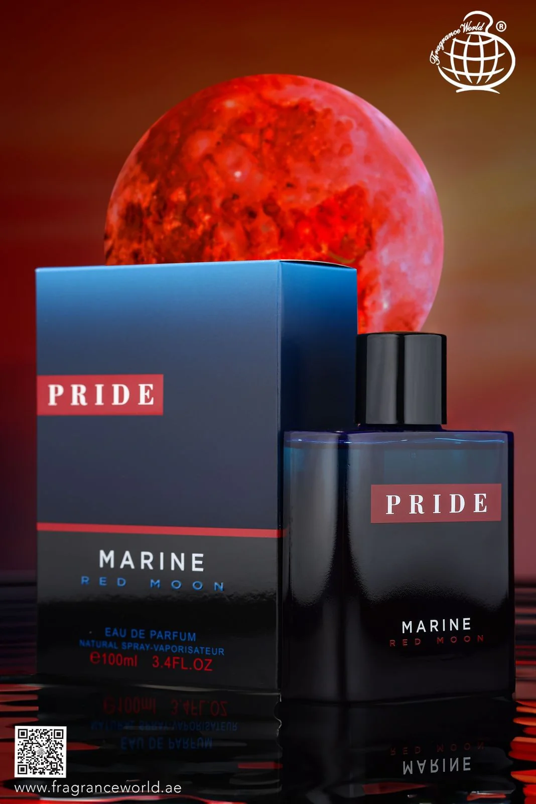 Pride Marine Red Moon FRAGRANCE WORLD - Muestra 10 ml