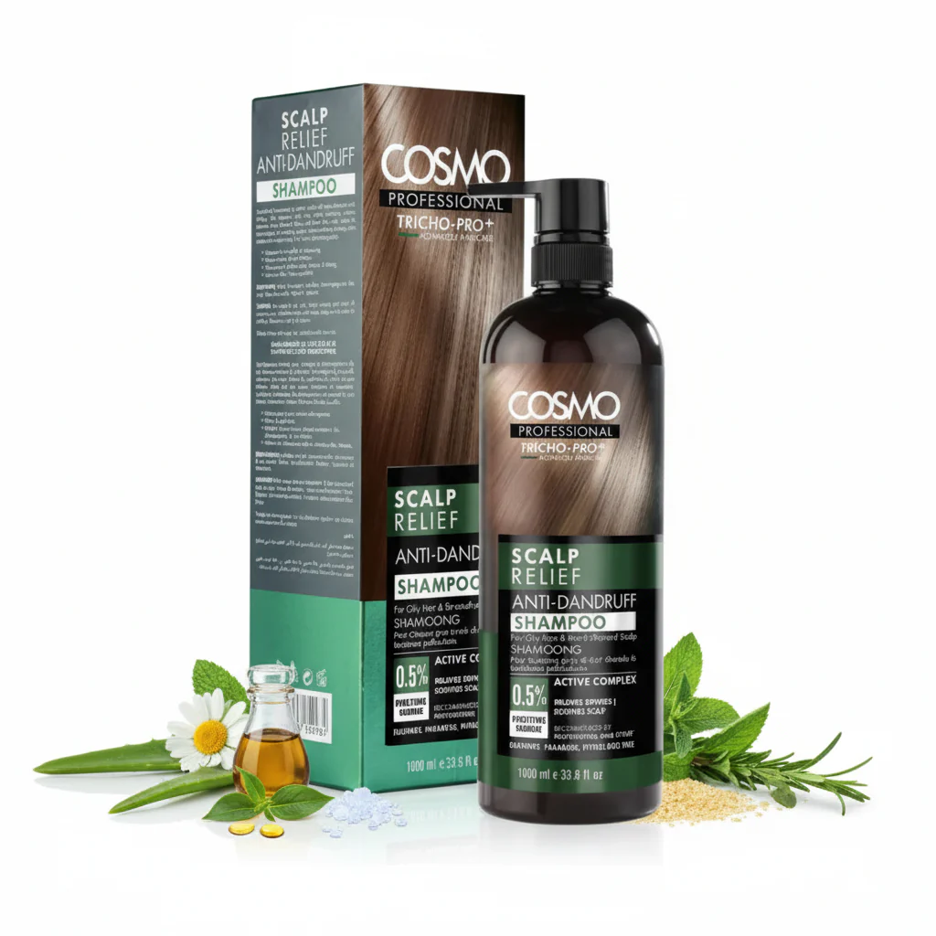 Professional Tricho Pro+ Anti-Dandruff & Scalp Shampoo COSMO 1000ml