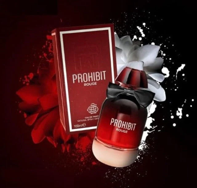 Prohibit Rouge FRAGRANCE WORLD - Muestra 3 ml