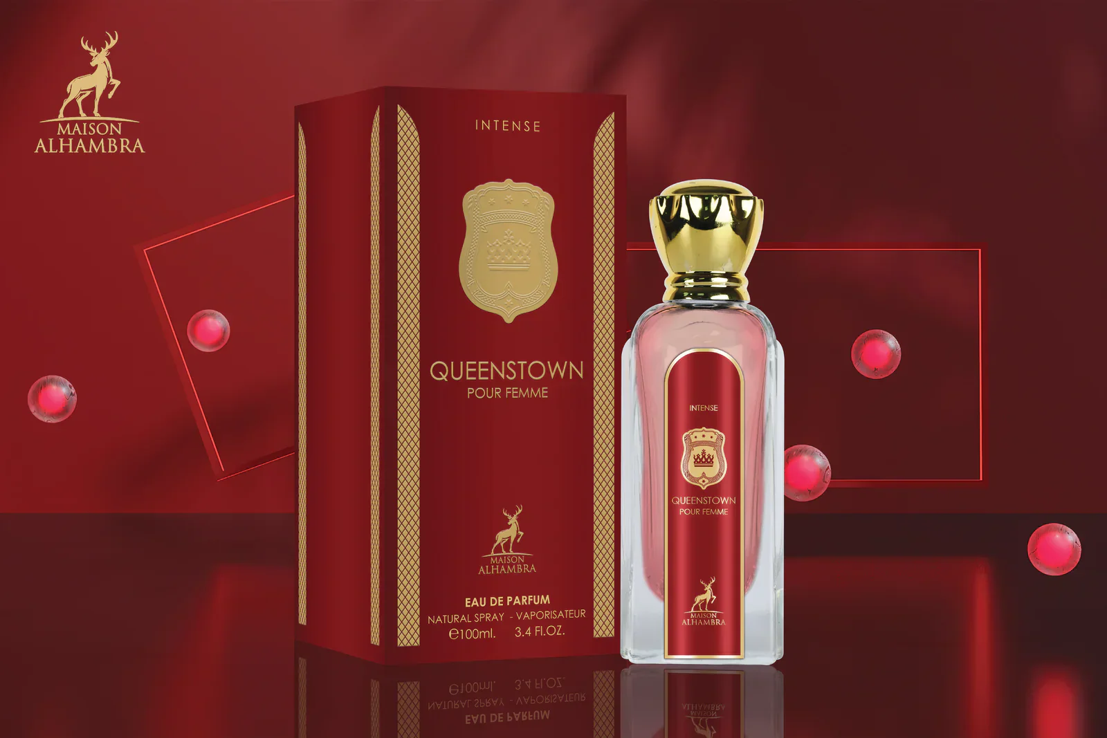 Queenstown Pour Femme Intense MAISON ALHAMBRA 100ml - Image 2