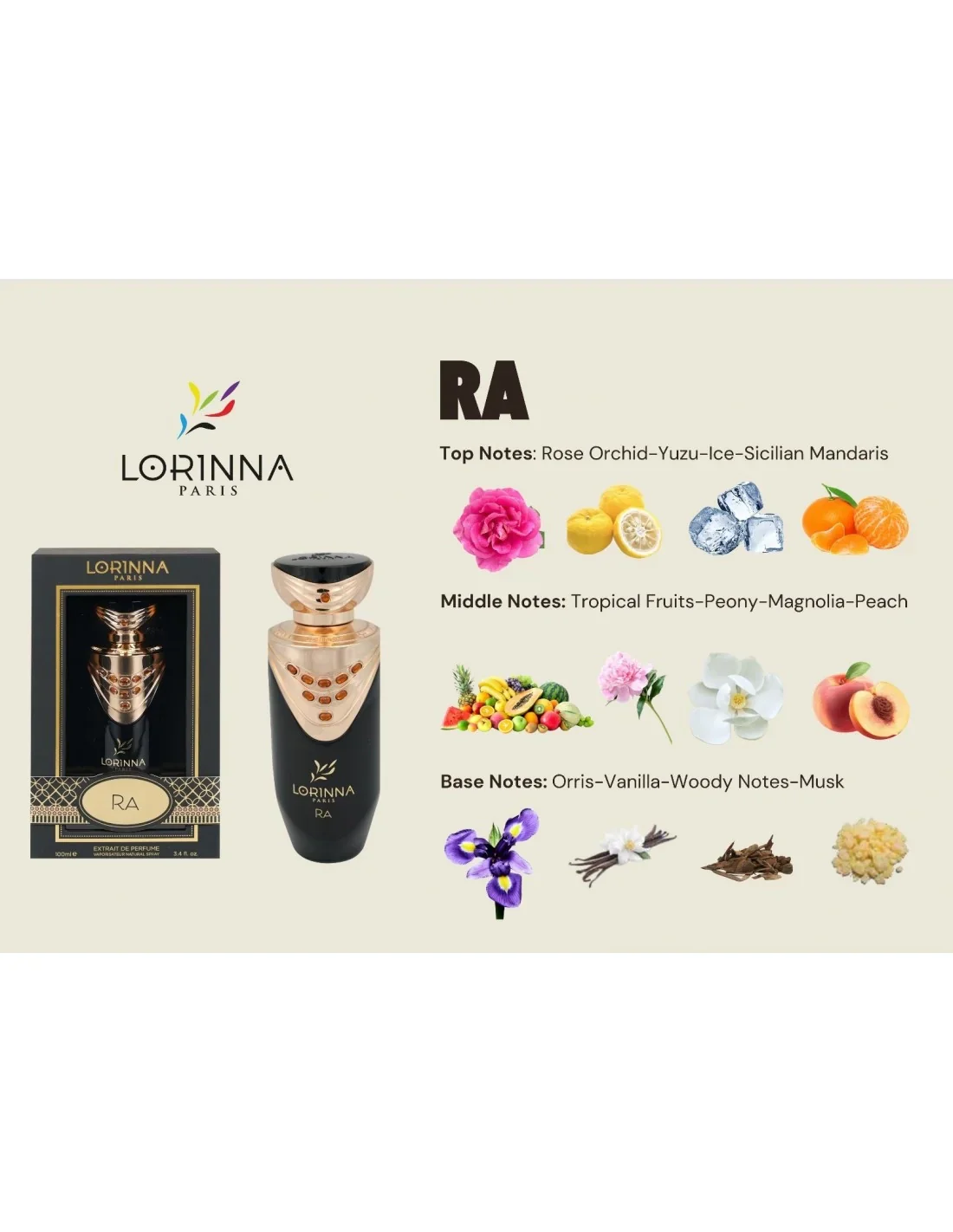Ra Extrait De Perfume Lorinna 100ml - Image 2