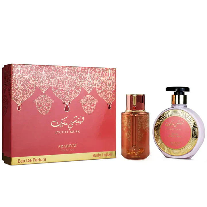 Set Regalo Lychee Musk 100ml + Body Lotion 300ml ARABIYAT PRESTIGE