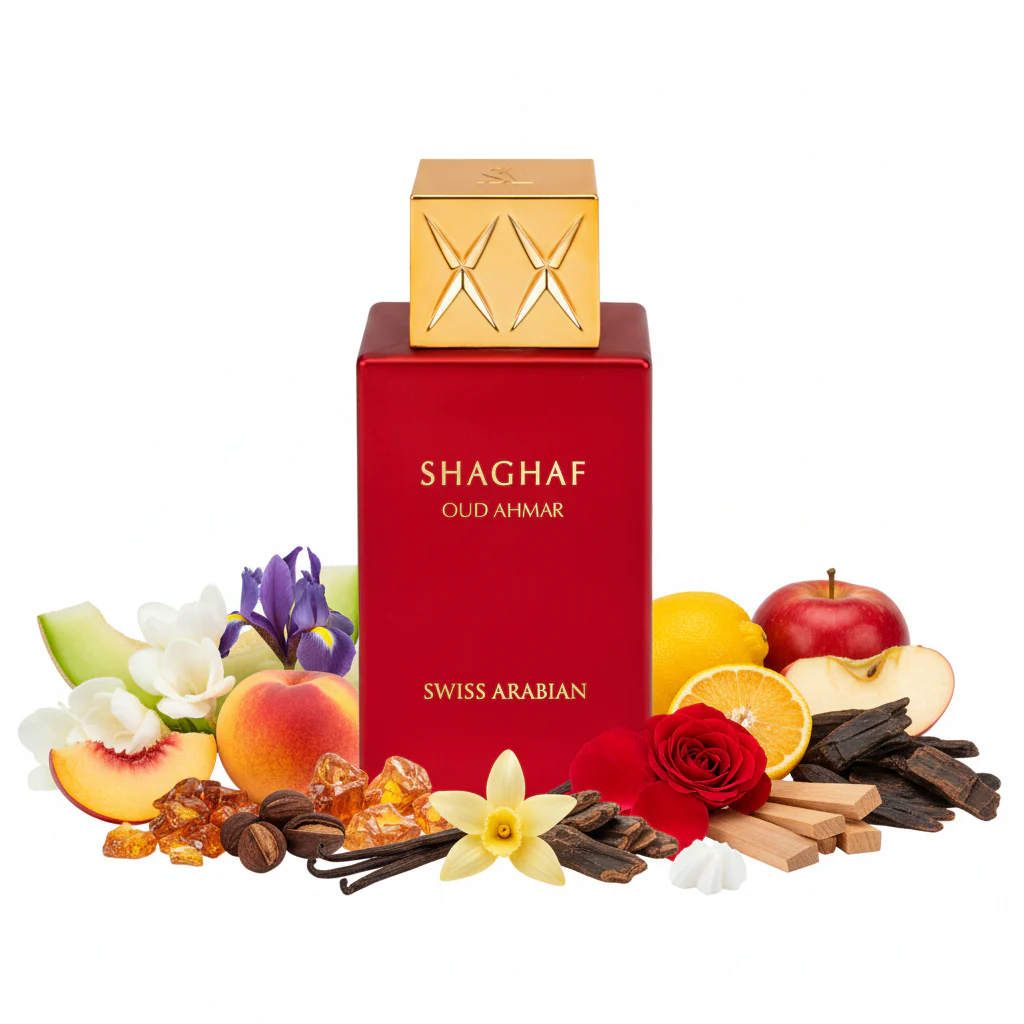 Shaghaf Oud Ahmar SWISS ARABIAN - Muestra 10 ml