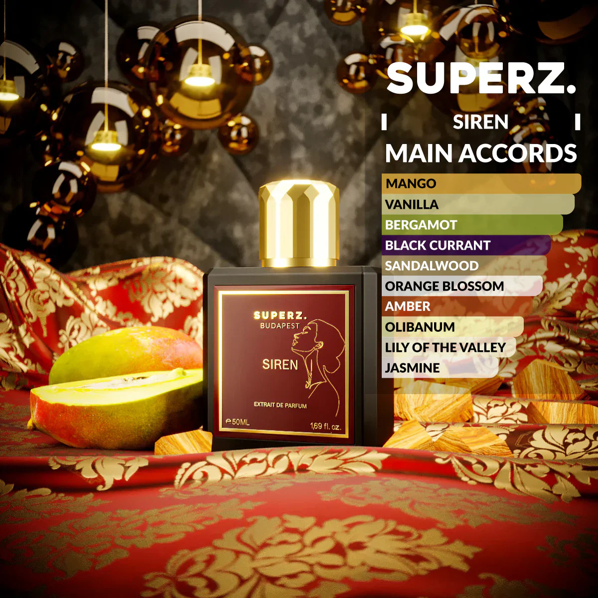 Siren Extrait de Parfum SUPERZ. BUDAPEST - Muestra 5 ml - Image 2