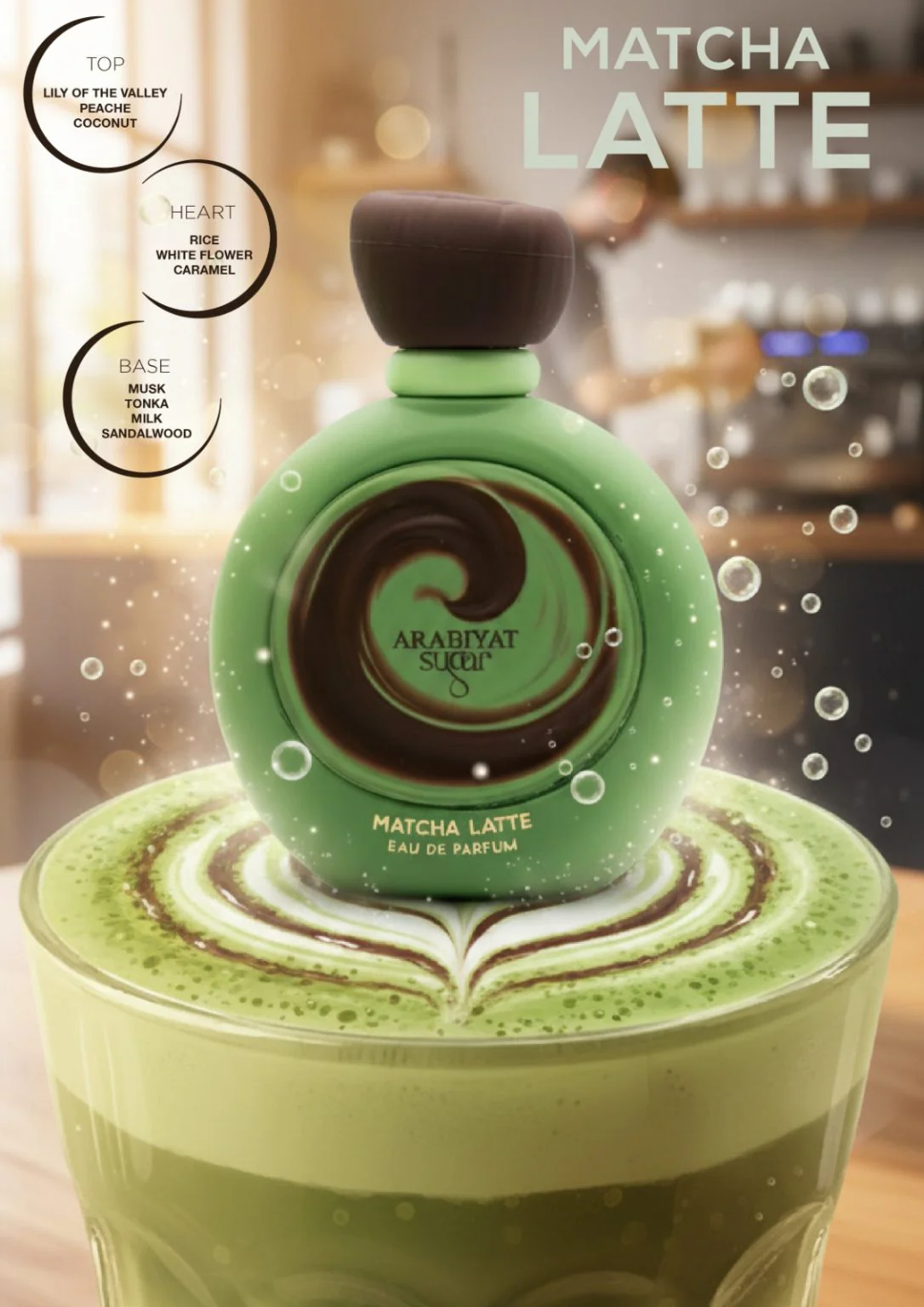 Sugar Matcha Latte ARABIYAT - Muestra 3 ml - Image 2