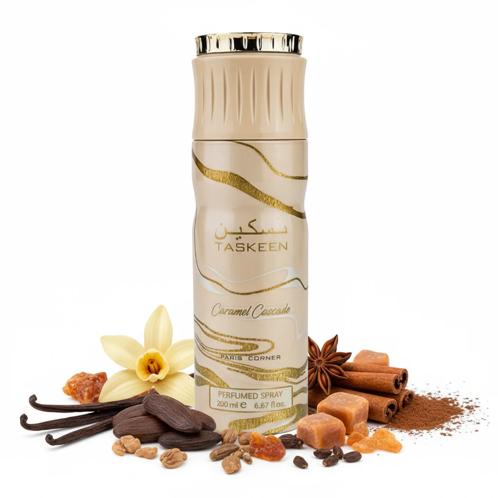 Taskeen Caramel Cascade Body Spray PARIS CORNER 200ml