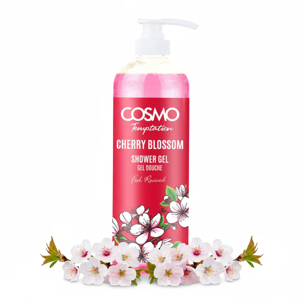 Temptation Cherry Blossom Shower Gel COSMO 1000ml - Image 2