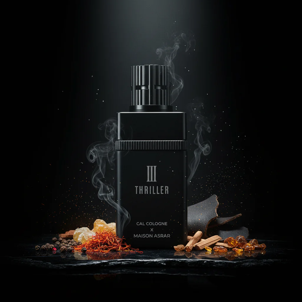 III Thriller CAL COLOGNE x MAISON ASRAR - Muestra 3 ml - Image 2