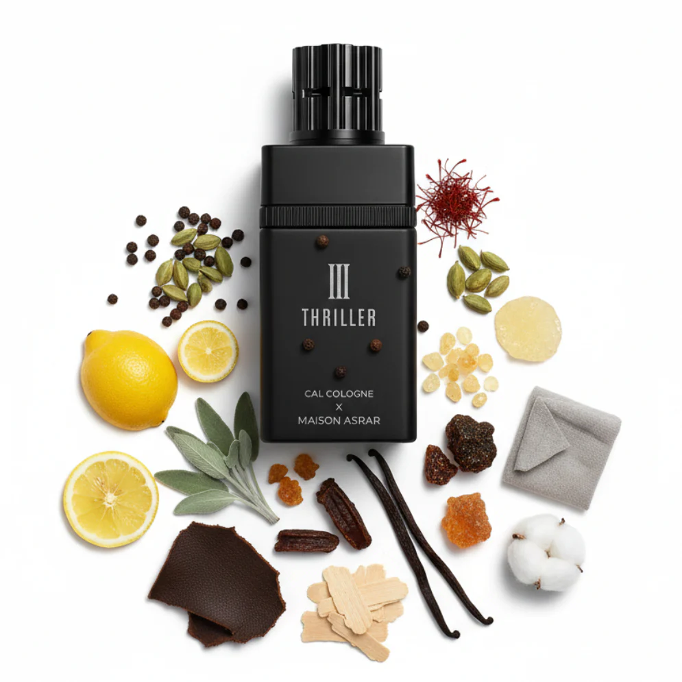 III Thriller CAL COLOGNE x MAISON ASRAR - Muestra 5 ml