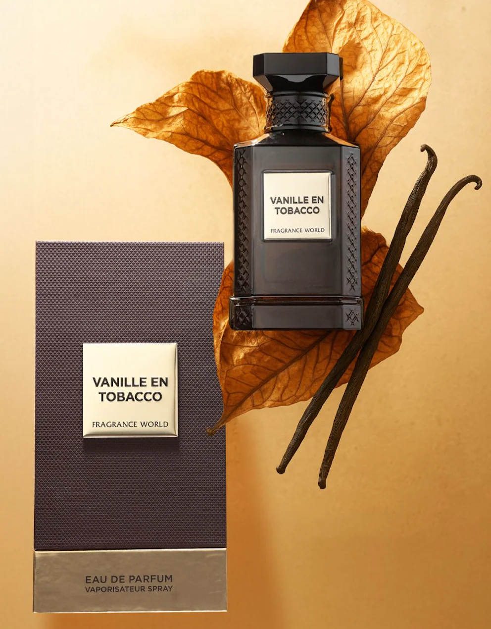 Vanille en Tabacco FRAGRANCE WORLD 150ml - Muestra 3 ml - Image 2