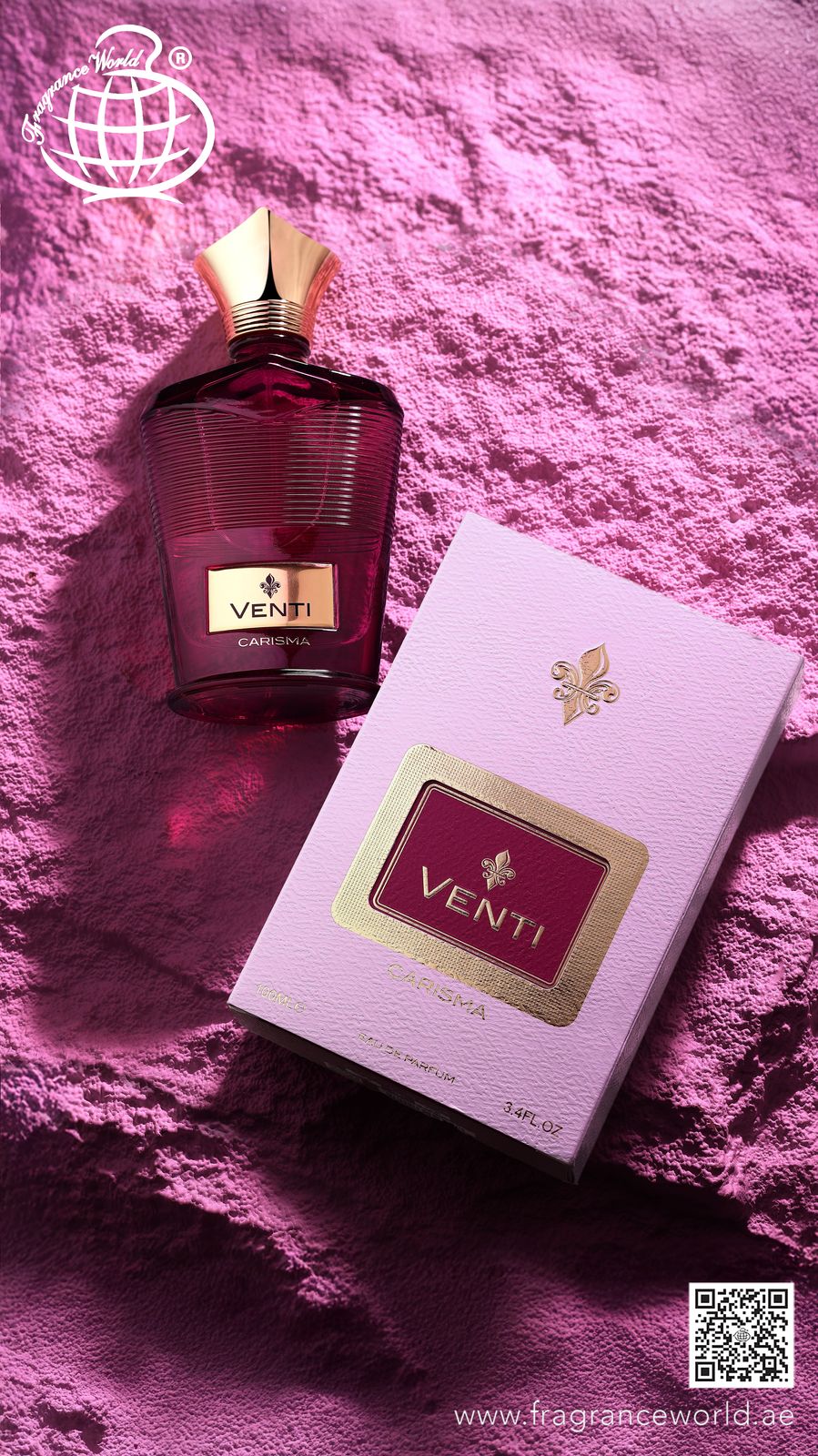 Venti Carisma FRAGRANCE WORLD 100ml - Muestra 10 ml