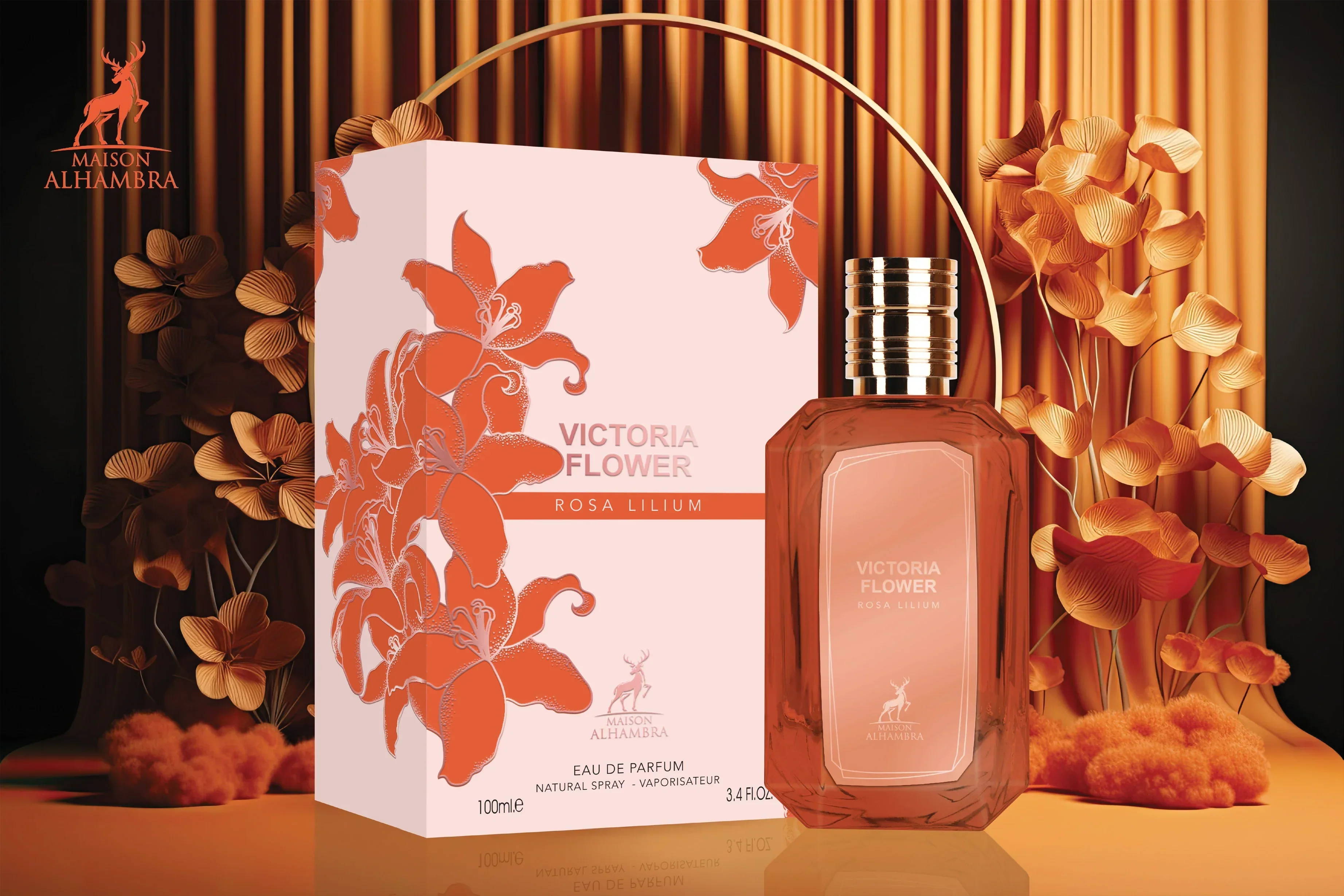 Victoria Flower Rosa Lilium MAISON ALHAMBRA 100ml - Muestra 5 ml